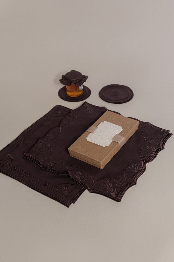 BOTÁNICA LINEN SET ROUGE