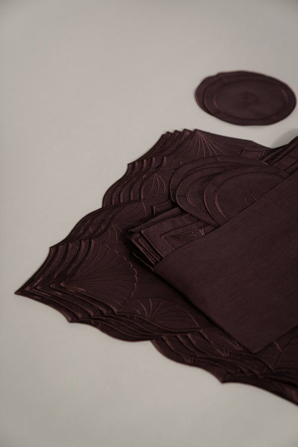 BOTÁNICA LINEN SET ROUGE