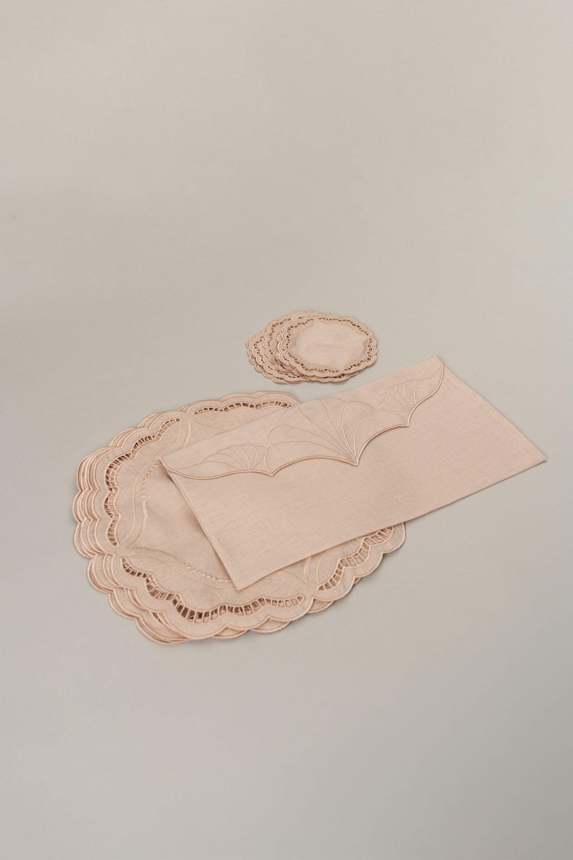 PASSIFLORA LINEN SET SAKURA