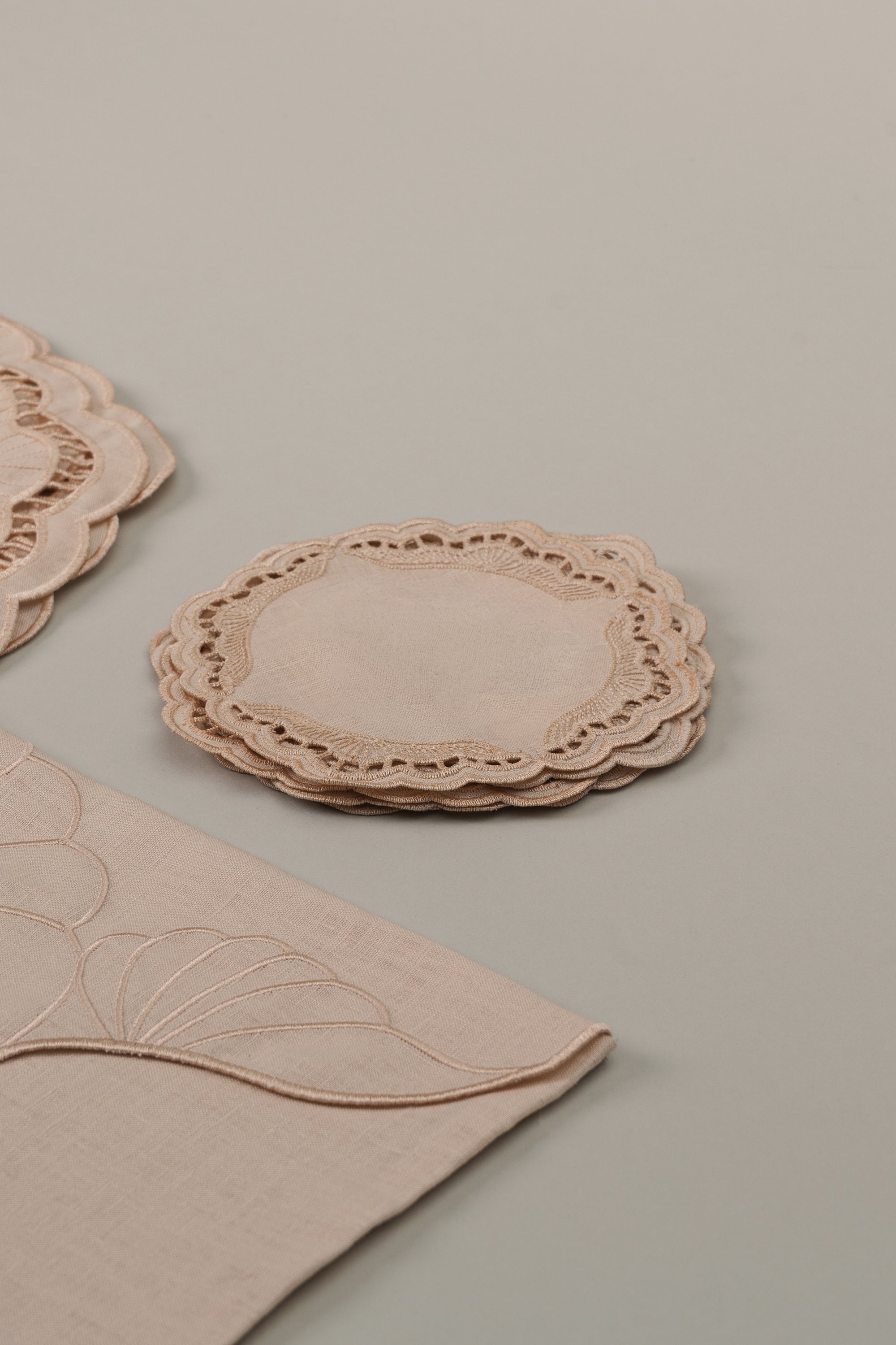 PASSIFLORA LINEN SET SAKURA