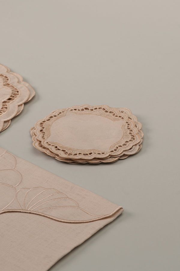 PASSIFLORA LINEN SET SAKURA