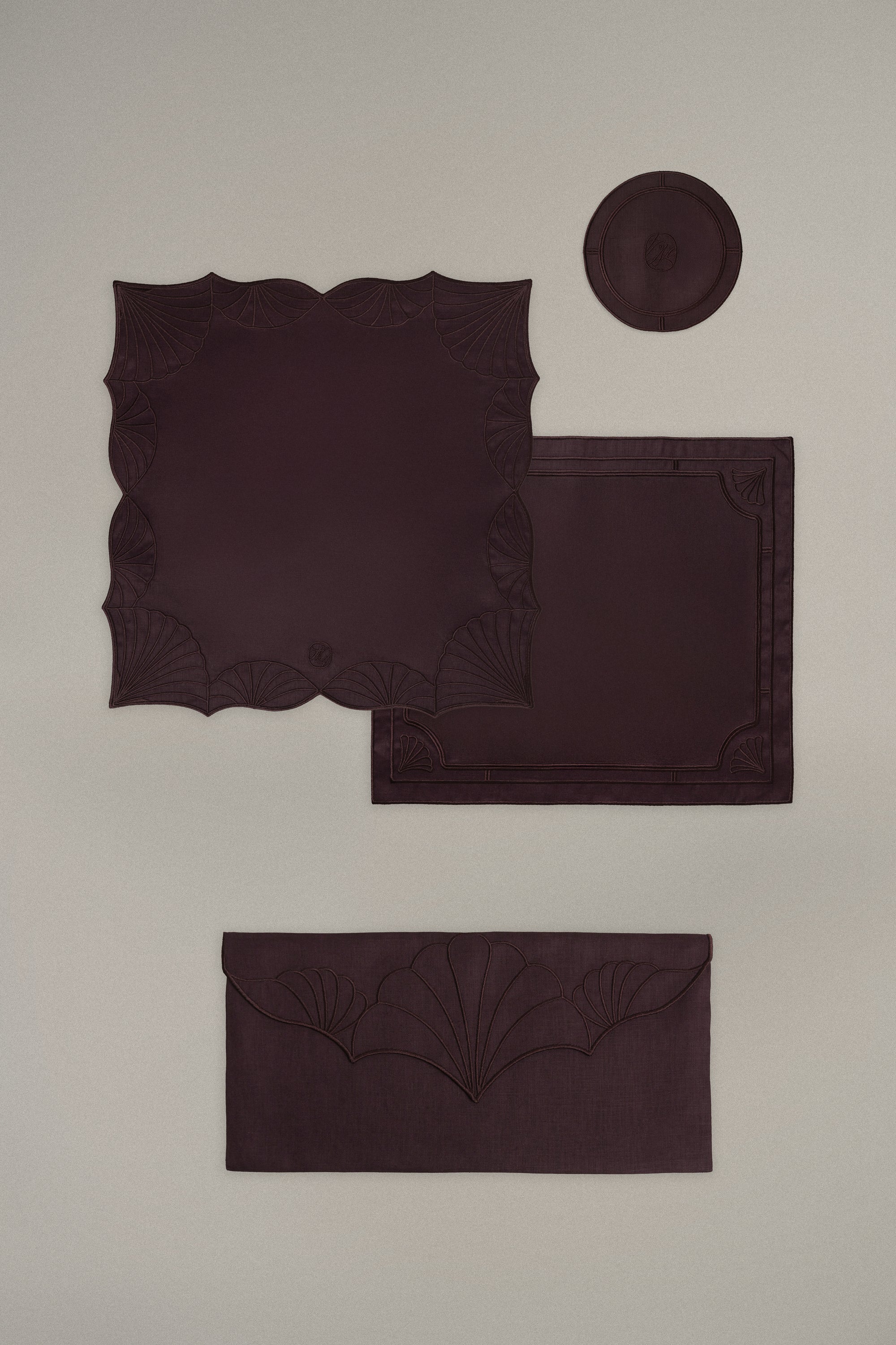 BOTÁNICA LINEN SET ROUGE
