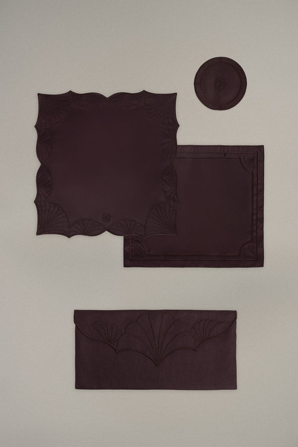 BOTÁNICA LINEN SET ROUGE